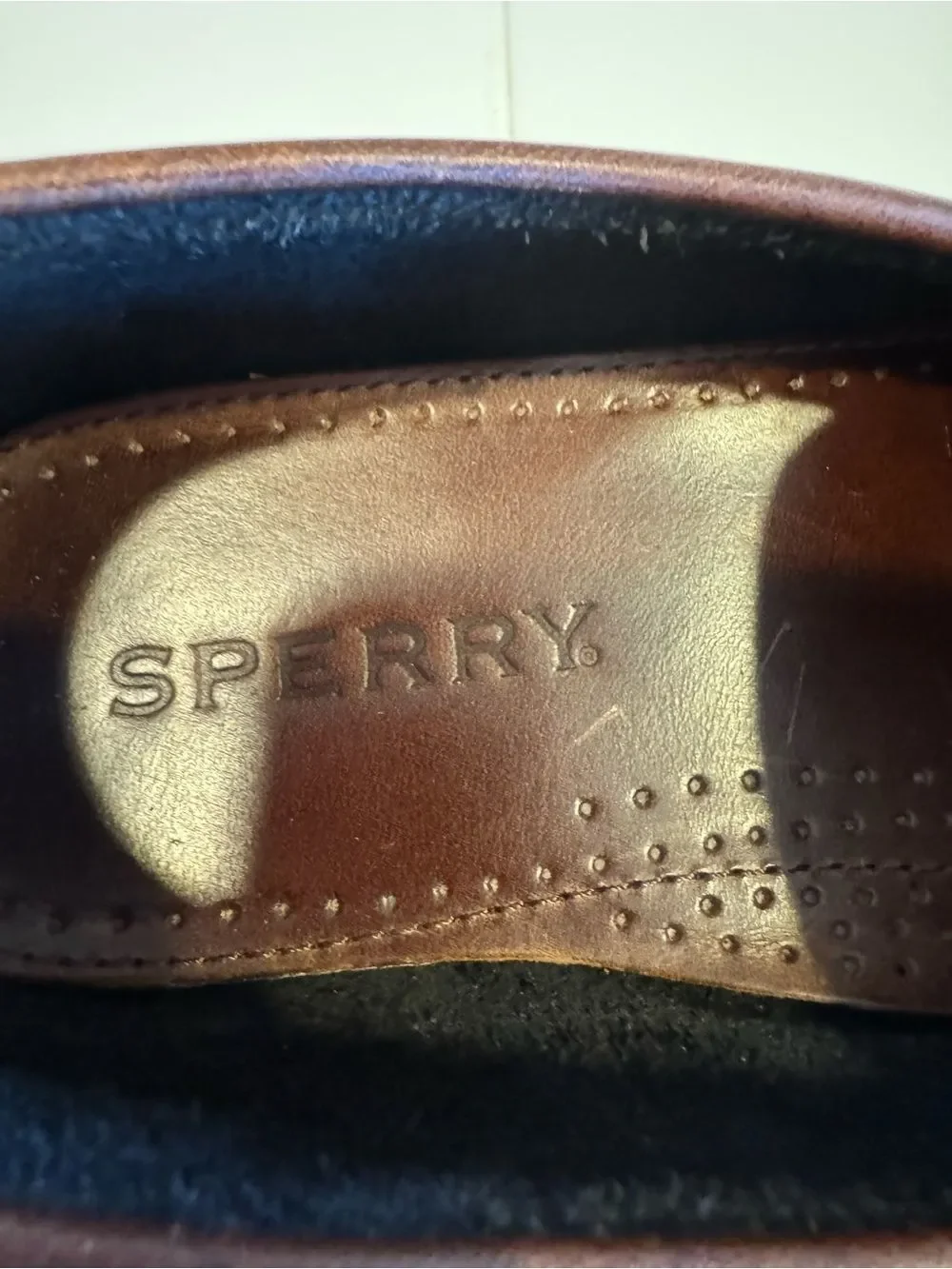 Sperry “Wetlands” Men's Two-Tone Leather Penny Loafers Slip-On Shoes Sz 9